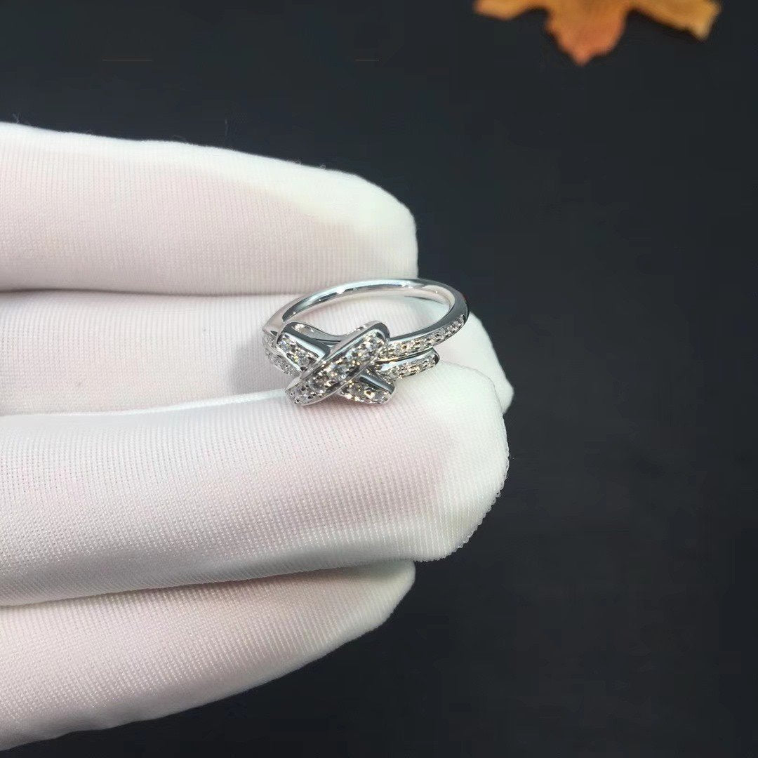 [LuxJewelry]JEUX DE SILVER DIAMOND RING