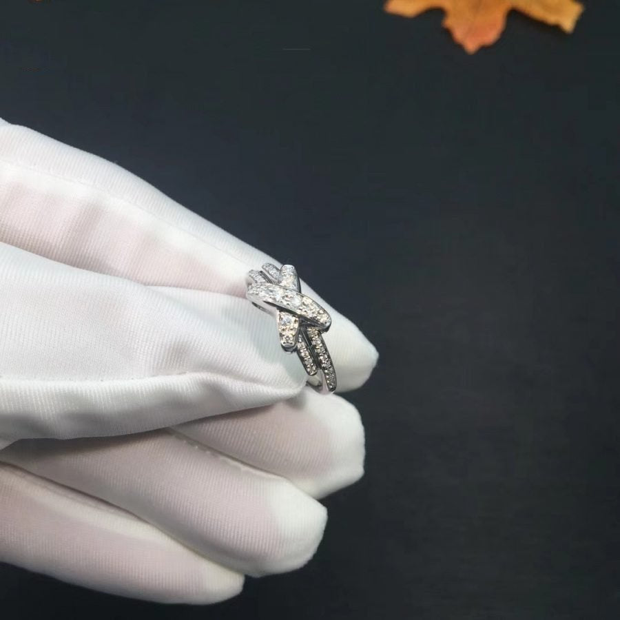[LuxJewelry]JEUX DE SILVER DIAMOND RING