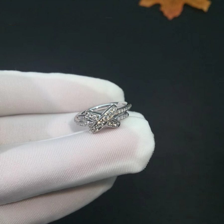 [LuxJewelry]JEUX DE SILVER DIAMOND RING