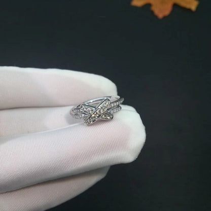 [LuxJewelry]JEUX DE SILVER DIAMOND RING