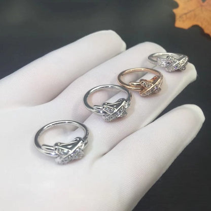[LuxJewelry]JEUX DE SILVER DIAMOND RING