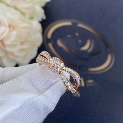 [LuxJewelry]LIENS PINK GOLD DIAMOND RING