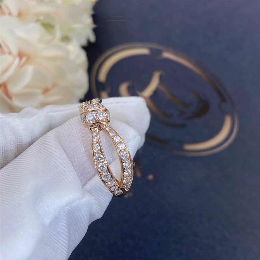 [LuxJewelry]LIENS PINK GOLD DIAMOND RING