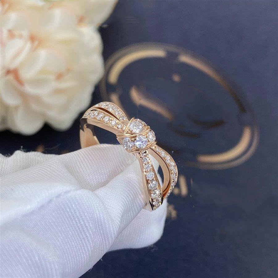 [LuxJewelry]LIENS PINK GOLD DIAMOND RING