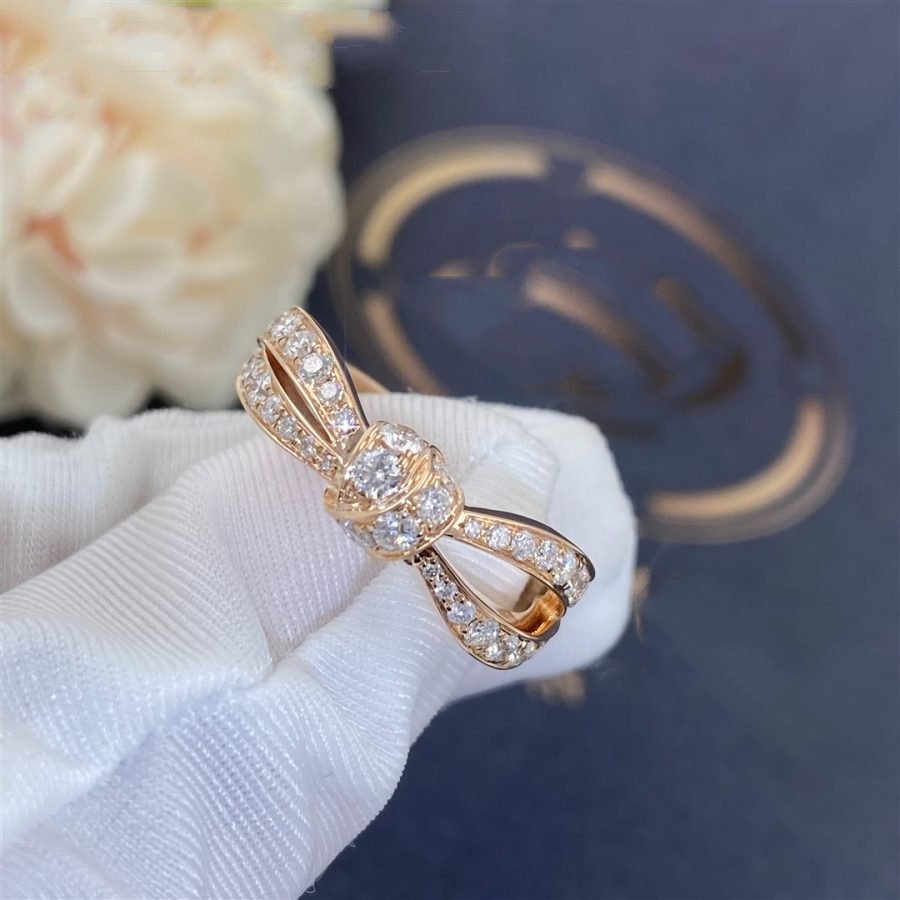 [LuxJewelry]LIENS PINK GOLD DIAMOND RING