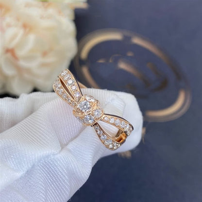 [LuxJewelry]LIENS PINK GOLD DIAMOND RING