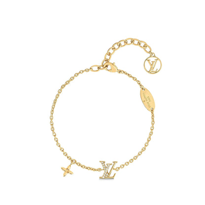 [LuxJewelry]LOGO STAR MOTIF GOLD BRACELET