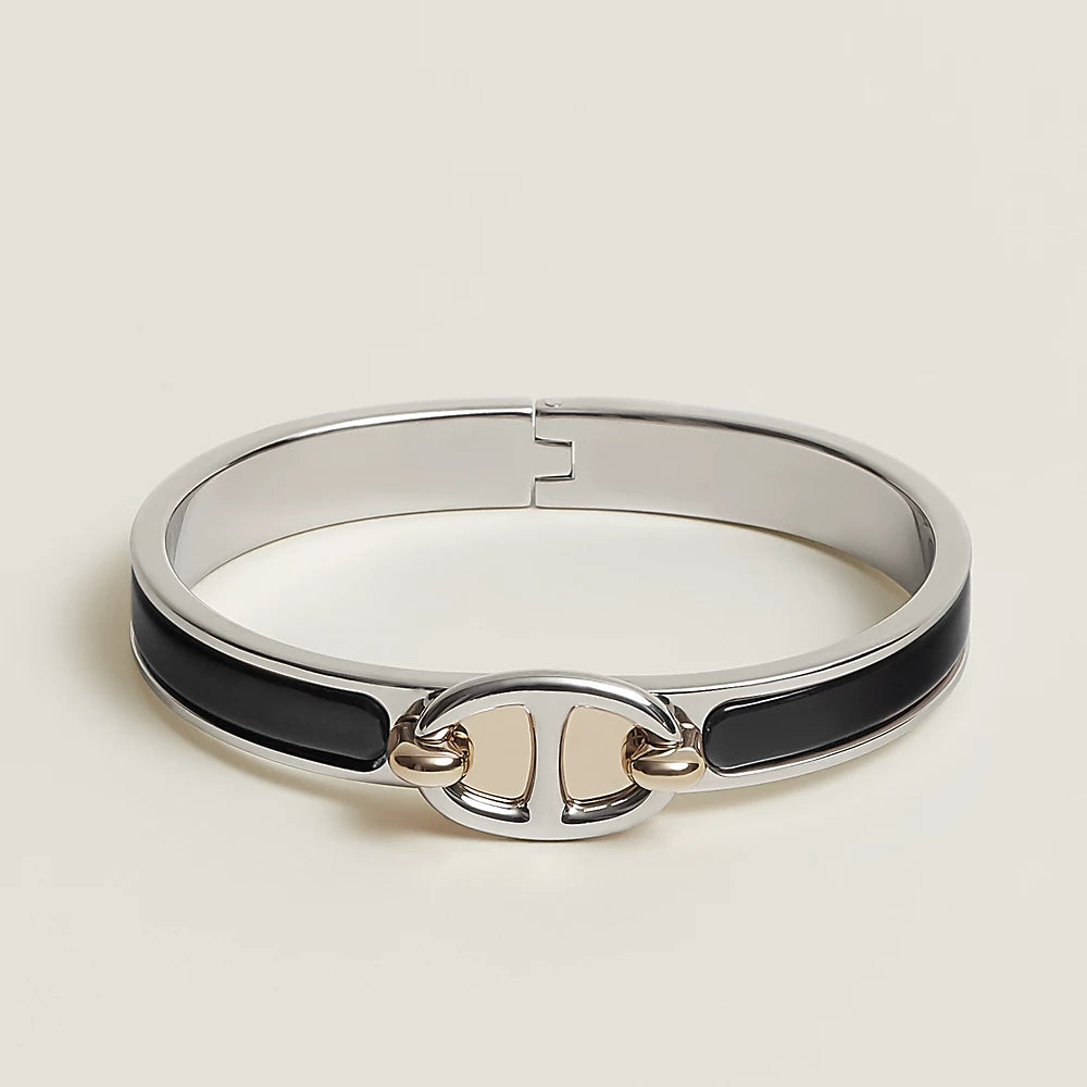 [LuxJewelry]CLIC CHAINE SILVER BRACELET