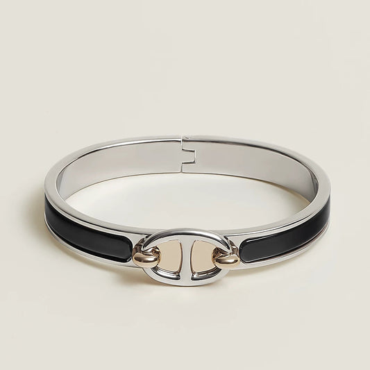[LuxJewelry]CLIC CHAINE SILVER BRACELET