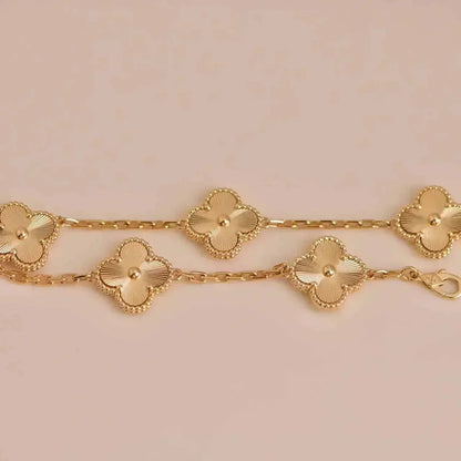 [LuxJewelry]CLOVER 5 FLOWERS LASER BRACELET