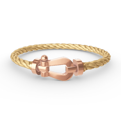 [LuxJewelry]FORCE LARGE HORSESHOE NO DIAMOND BRACELET ROSE GOLD