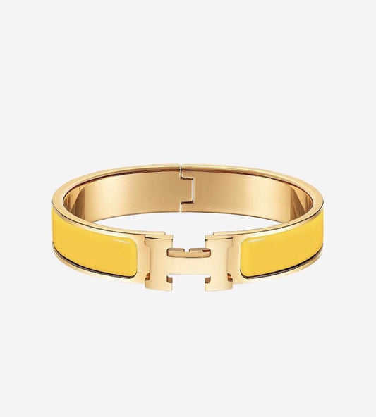 [LuxJewelry]H YELLOW BRACELET