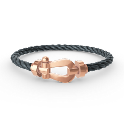 [LuxJewelry]FORCE LARGE HORSESHOE NO DIAMOND BRACELET ROSE GOLD