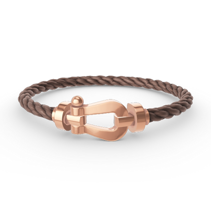 [LuxJewelry]FORCE LARGE HORSESHOE NO DIAMOND BRACELET ROSE GOLD