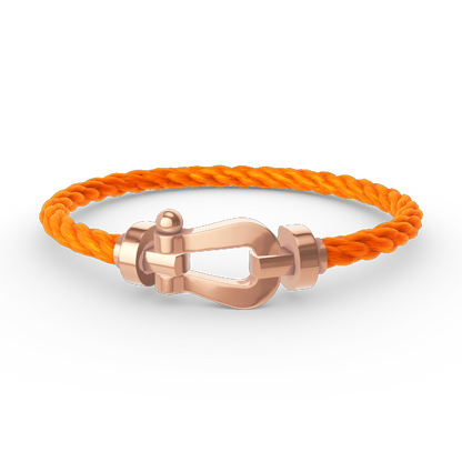 [LuxJewelry]FORCE LARGE HORSESHOE NO DIAMOND BRACELET ROSE GOLD