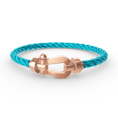 [LuxJewelry]FORCE LARGE HORSESHOE NO DIAMOND BRACELET ROSE GOLD