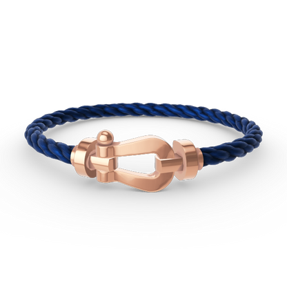 [LuxJewelry]FORCE LARGE HORSESHOE NO DIAMOND BRACELET ROSE GOLD