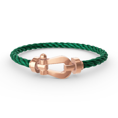 [LuxJewelry]FORCE LARGE HORSESHOE NO DIAMOND BRACELET ROSE GOLD