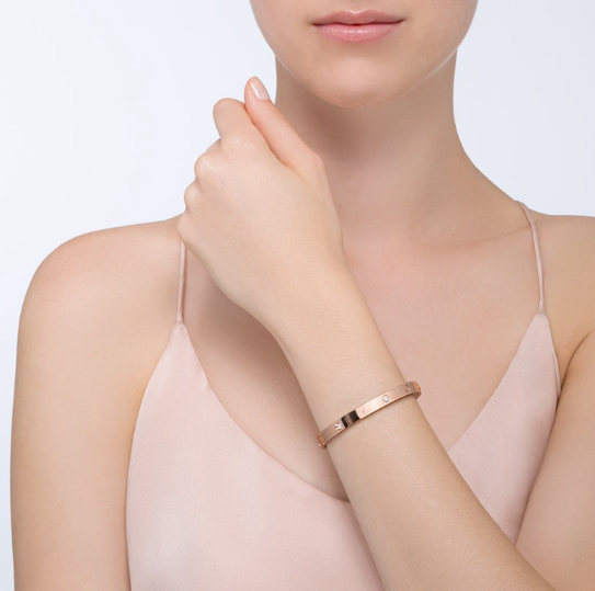 [LuxJewelry]LOVE BRACELET 6.1MM 4 DIAMONDS