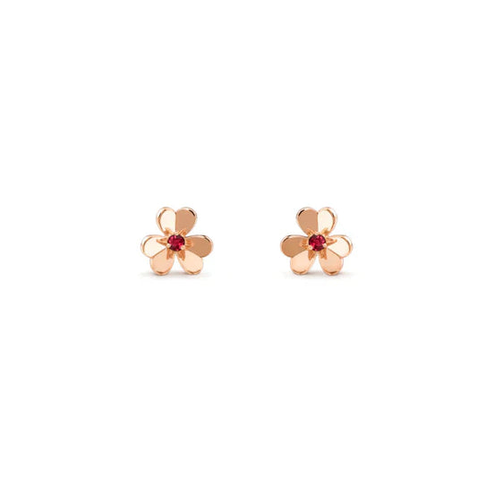 [LuxJewelry]FRIVOLE  FLOWER PINK EARRINGS