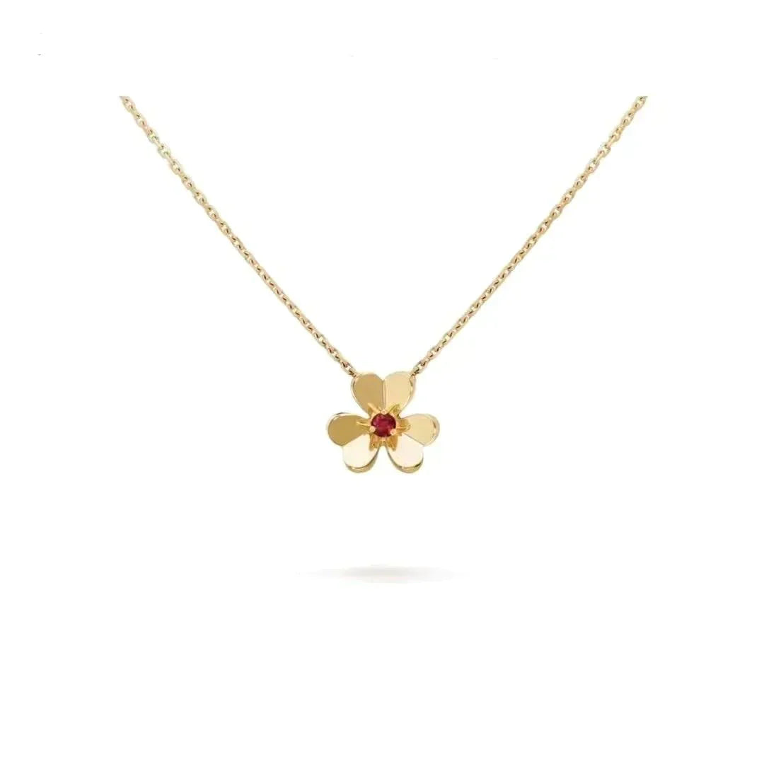 [LuxJewelry]FRIVOLE GOLD FLOWER NECKLACE