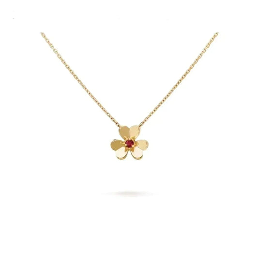 [LuxJewelry]FRIVOLE GOLD FLOWER NECKLACE