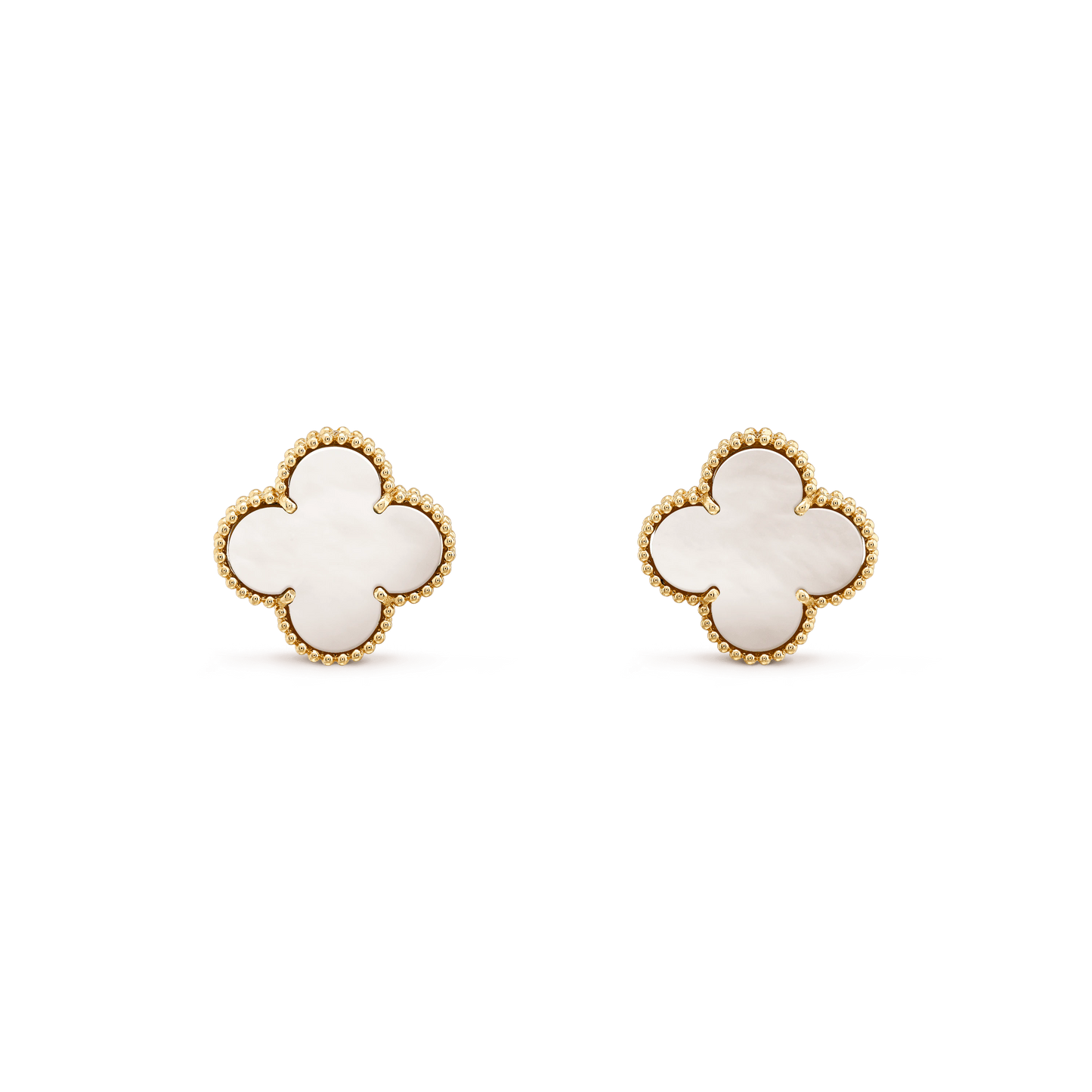 [LuxJewelry]CLOVER MINI GOLD EARRINGS