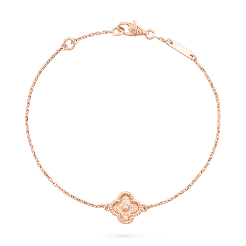 [LuxJewelry]CLOVER SINGLE FLOWER BRACELET