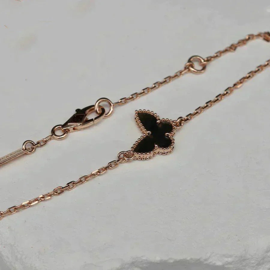 [LuxJewelry]BUTTERFLY ONYX  BUTTERFLY BRACELET