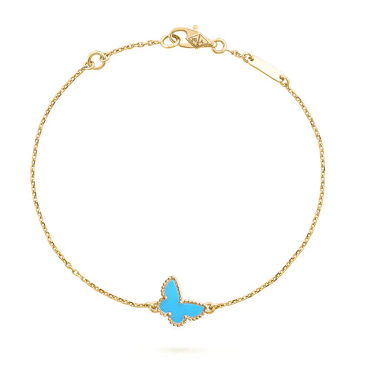 [LuxJewelry]BUTTERFLY TURQUOISE BUTTERFLY BRACELET