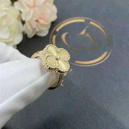 [LuxJewelry]CLOVER GOLD RING