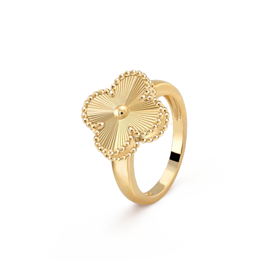 [LuxJewelry]CLOVER GOLD RING