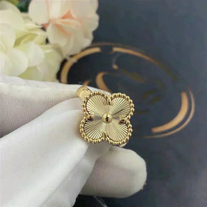 [LuxJewelry]CLOVER GOLD RING