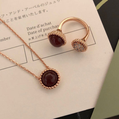 [LuxJewelry]PERLEE COULEURS DIAMOND ROSE GOLD BETWEEN THE FINGER RING