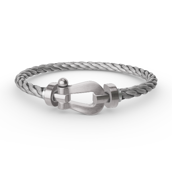 [LuxJewelry]FORCE LARGE HORSESHOE NO DIAMOND BRACELET SILVER