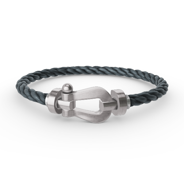 [LuxJewelry]FORCE LARGE HORSESHOE NO DIAMOND BRACELET SILVER