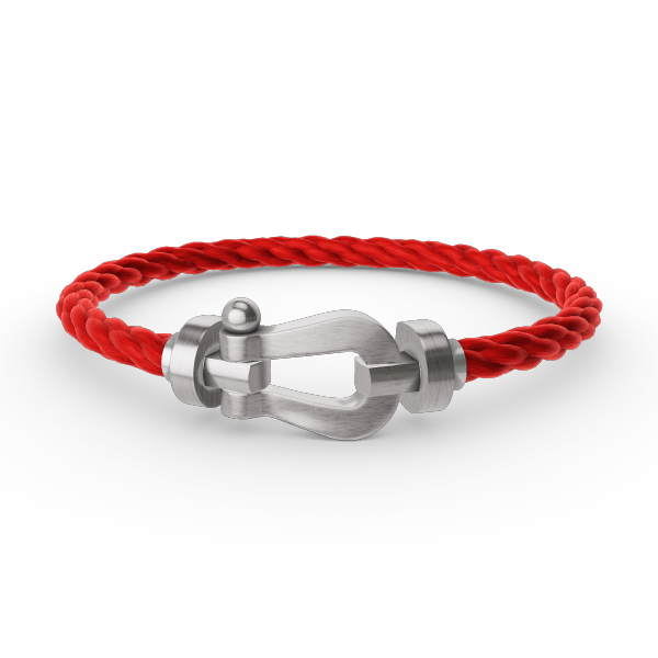 [LuxJewelry]FORCE LARGE HORSESHOE NO DIAMOND BRACELET SILVER