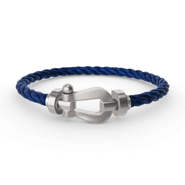 [LuxJewelry]FORCE LARGE HORSESHOE NO DIAMOND BRACELET SILVER