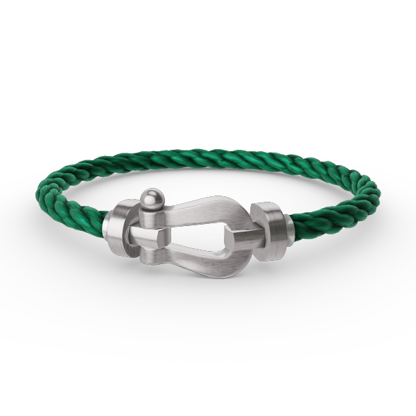[LuxJewelry]FORCE LARGE HORSESHOE NO DIAMOND BRACELET SILVER