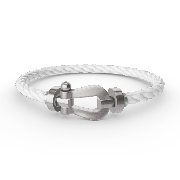 [LuxJewelry]FORCE LARGE HORSESHOE NO DIAMOND BRACELET SILVER