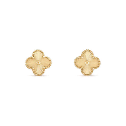 [LuxJewelry]CLOVER MEDIUM 1 MOTIFS LASER EARRINGS