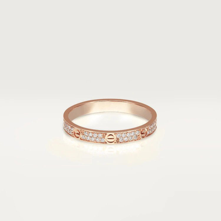 [LuxJewelry]LOVE RING 2.65MM DIAMOND