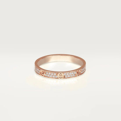 [LuxJewelry]LOVE RING 2.65MM DIAMOND