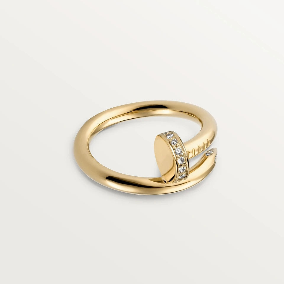 [LuxJewelry]JUSTE RING 2.65MM GOLD DIAMOND