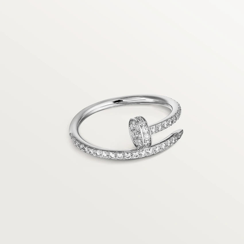[LuxJewelry]JUSTE RING 1.8MM SILVER DIAMONDS